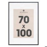 Cadre photo manu noir 70x100cm - atmosphera cr�ateur dint�rieur