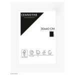 Cadre photo - ceanothe - mat blanc 30x40 cm - contemporain - design