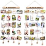 Cadre photo mural ple mle photos avec porte photos pinces dcoration maison et cadeau mariage anniversaire ...
