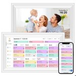 Cadre photo num�rique - 10. 1 calendrier num�rique mural - 32g calendrier intelligent familial plans ...