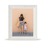 Cadre photo num�rique aura blanc mason luxe 9. 7