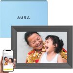 Cadre photo num�rique - aura - carver - wi - fi - �cran hd 101 pouces - haut - parleur int�gr�