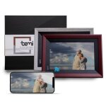 Cadre photo num�rique - bemi - frame 10. 1 pouces - wifi - application frameo - 16 go m�moire
