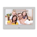 Cadre photo num�rique - bytelike - 7 pouces ips hd �cran 16:9 - lecteur vid�o 1080p - calendrier horloge ...