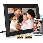Cadre photo numrique wifi vinsic 10. 1 pouces avec cran tactile ips 1280 x 800 et 32 gb de stockage ...