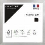 Cadre photo 30x30 cm ceanothe - acier precious