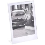 Cadre photo - wadiga - 13x18cm - plastique transparent - design contemporain - rectangulaire