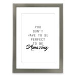 Cadre en plastique chiaro acier 40 x 60 cm