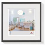 Cadre en plastique - new lifestyle - profil kv - noir - carr� - contemporain - design