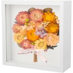 Cadre profond en bois � remplir ? cadre 3d cadre vitrine cadre photo 20x20 cm id�al pour souvenirs fleurs ...
