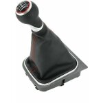 Cadre + soufflet + pommeau levier de 6 vitesses pour golf mk6 2009 - 2013 boite manuel noir avec fil ...