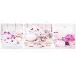 Cadre toile zen bouddha et fleur - 60 x 20 cm Cadre toile zen bouddha et fleur - 60 x 20 cm