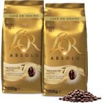 Caf� en grains - debsy - absolu n�7 - arabica & robusta - intensit� 7 - 2x1kg - �pices douces - zestes ...