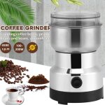 Cafe moulin � caf� �lectrique � lames en acier inoxydable broyeur multifonctionnel pour moudre du caf�des ...