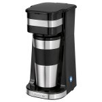 Cafetière 1 tasse isotherme clatronic ka 3733 - filtre - noir - acier inoxydable - 750 watt Cafetière 1 tasse isotherme clatronic ka 3733 - filtre - noir - acier inoxydable - 750 watt