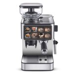A cafeti�re 40 cm 1350 w 18�l extraction haute pression commande en un clic mouture automatique contr�le ...