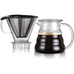 Cafetire - bodum - melior - filtre permanent maille inox - 5 tasses - 0. 6 l - transparent