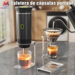 Cafeti�re � capsules portable 3 - en - 1 ? �lectrique sans fil pompe chauffante voyage et voiture