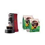 Cafeti�re � dosette - philips - senseo - csa240 / 91 - select - rouge + 2 paquets de 32 dosettes - espresso ...