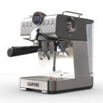 Cafeti�re expresso semi - automatique 20 bar avec broyeur int�gr� ? acier inoxydable ? buse vapeur ? ...