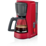 Cafetire filtre - bosch - tka3m134 mymoment - rouge - verseuse verre - fonction aroma plus - maintien ...