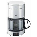 Cafetire filtre - braun aromaster classic blanc k - 10 tasses - 1000 watt
