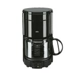 Cafetire filtre braun aromaster classic kf47 / 1 - noir - 10 tasses - 1000w
