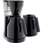 Cafetière filtre easy therm ii melitta - 1050 w - 2ème verseuse - noir Cafetière filtre easy therm ii melitta - 1050 w - 2ème verseuse - noir
