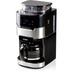 Cafetire filtre avec moulin intgr - domo - do721k - 900 w - 15 l - 12 tasses - 200 g de grains - ecran ...