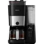 Cafetire filtre - philips - hd7888 / 01 - 10 tasses - 1, 25 l - broyeur intgr - noir / argent