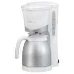 Cafetire filtre thermos 8 - 10 tasses 1l - clatronic ka 3327 blanc