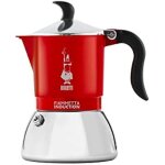Cafetire  induction bialetti fiammetta - 2 tasses - rouge - compatible tous les feux