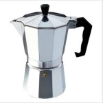 Cafetière italienne aluminium moka - gris - 300ml 6 tasses Cafetière italienne aluminium moka - gris - 300ml 6 tasses