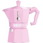 Cafetière italienne - bialetti - moka exclusive - 3 tasses - rose pastel - aluminium Cafetière italienne - bialetti - moka exclusive - 3 tasses - rose pastel - aluminium