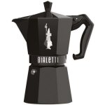 Cafetire italienne - bialetti - moka exclusive - 6 tasses - noir