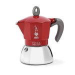 Cafeti�re italienne - bialetti - moka induction - 2 tasses - 100 ml - rouge
