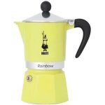 Cafetière italienne - bialetti - rainbow - 6 tasses - jaune pastel - aluminium - poignée bakélite Cafetière italienne - bialetti - rainbow - 6 tasses - jaune pastel - aluminium - poignée bakélite
