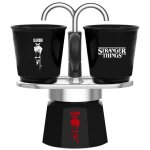 Cafeti�re italienne - bialetti - set mini express - collection stranger things - avec 2 tasses thermosensibles ...
