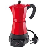 Cafetière italienne électrique - cilio - classico - 6 tasses - rouge - réservoir amovible Cafetière italienne électrique - cilio - classico - 6 tasses - rouge - réservoir amovible
