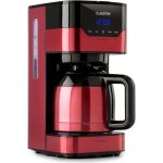 Cafetire - klarstein arabica - filtre permanent - pour 12 tasses - inox rouge
