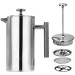 Cafeti�re � piston en acier inoxydable th�i�re french press avec filtre cafetiere isolation thermique ...