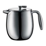 Cafetire  piston - bodum - columbia - 4 tasses - inox - double paroi - argent