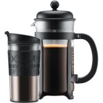 Cafetière à piston - bodum - java set - 8 tasses 1. 0 l + mug isotherme plastique 0. 35 l Cafetière à piston - bodum - java set - 8 tasses 1. 0 l + mug isotherme plastique 0. 35 l