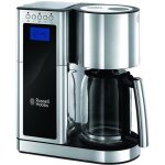 Cafetière russell hobbs 23370 - 56 elegance - 10 tasses - filtre - programmable - acier chromé / noir ... Cafetière russell hobbs 23370 - 56 elegance - 10 tasses - filtre - programmable - acier chromé / noir ...