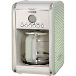 Cafeti�re vintage vert - ariete - 4 � 12 tasses - programmable - anti - gouttes