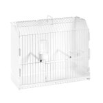 Cage exposition grille blanche blanc Cage exposition grille blanche blanc