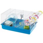 Cage - ferplast - paula tube line - 46 x 295 x 245 cm - bleu