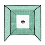 Cage avec filet dentrainement pour swing au golf - 3m x 3m - r�sistant aux uv - acier solide - gazon ...