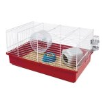 Cage hamster 46 * 29 * 23 cm - une roue une mangeoire une maisonnette un abreuvoir - ferplast Cage hamster 46 * 29 * 23 cm - une roue une mangeoire une maisonnette un abreuvoir - ferplast