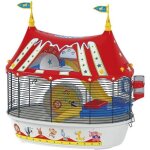 Cage pour hamster circus fun 49, 5 * 34 * 42, 5 cm - rouge - ferplast Cage pour hamster circus fun 49, 5 * 34 * 42, 5 cm - rouge - ferplast